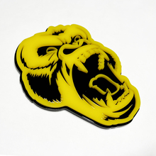 Insignia 3D personalizada Angry Gorilla Gorilla Fender Tailga Tailgate Insignias de rejilla delantera Emblema Negro y Amarillo
 4