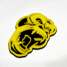 Insignia 3D personalizada Angry Gorilla Gorilla Fender Tailga Tailgate Insignias de rejilla delantera Emblema Negro y Amarillo
 5