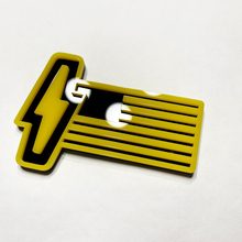 Ford 150 Lightning US Flag Bisted 3D - Insignias de guardabarros personalizadas emblema amarillo y negro
 2