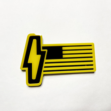 Ford 150 Lightning US Flag Bisted 3D - Insignias de guardabarros personalizadas emblema amarillo y negro
 3
