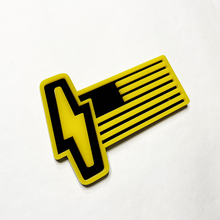Ford 150 Lightning US Flag Bisted 3D - Insignias de guardabarros personalizadas emblema amarillo y negro
 4