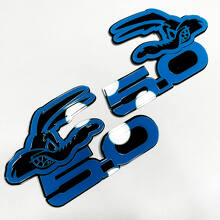 Coyote 5.0 Fender Insignias Emblema 3D Insignia Negra vs Azul
 4