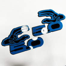 Coyote 5.0 Fender Insignias Emblema 3D Insignia Negra vs Azul
 5
