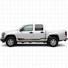 Líneas de vinilo paralelas para puertas y paneles laterales para Chevrolet Colorado 1.ª generación 2004-2012_2