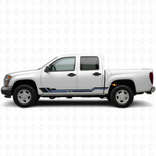 Líneas de vinilo paralelas para puertas y paneles laterales para Chevrolet Colorado 1.ª generación 2004-2012_3