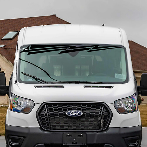 Calcomanías de rayas laterales de vinilo de Ford Transit 3
