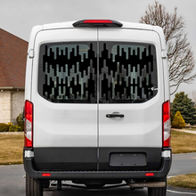 Pegatina de calcomanía de vinilo de la ventana trasera de Ford Transit
 2
