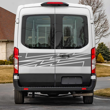 Palabra de calcomanía de vinilo de las puertas traseras de Ford Transit
 2
