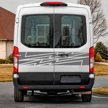 Gráficos en vinilo para puertas traseras Lightning Pegatina para Musclecar Transit 2