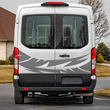Palabra de calcomanía de vinilo de las puertas traseras de Ford Transit
 2