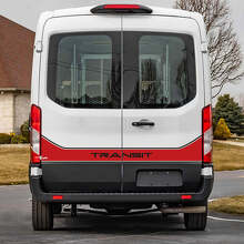 Juego de 4 adhesivos de vinilo con letras para las puertas traseras de Transit para Musclecar Transit 3