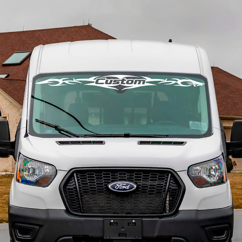 Custom Tribal Banner — Adhesivo de vinilo (parabrisas) para Ford Transit