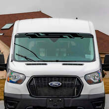 Calcomanía de vinilo con franjas para parabrisas 2 para Musclecar Transit 2