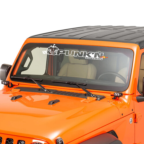 Ventana de parabrisas Jeep Punk'n Edición gráfica de calcomanía de vinilo
