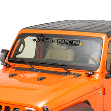 Ventana de parabrisas Jeep Punk'n Edición gráfica de calcomanía de vinilo
 2
