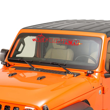 Ventana de parabrisas Jeep Punk'n Edición gráfica de calcomanía de vinilo
 3
