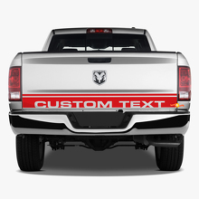 Vinilo adhesivo personalizado de rayas dobles para portón trasero para Dodge Ram 1500 Power Wagon_2