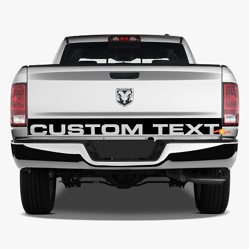 Calcomanía de vinilo personalizada para la franja del portón trasero para Dodge Ram 1500 Power Wagon