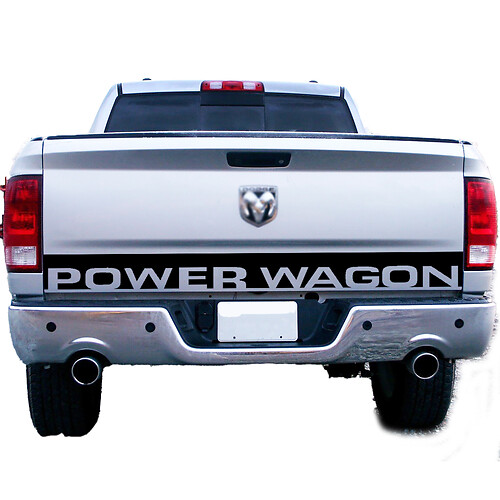 Dodge Ram 1500 Power Wagon Camion Tailgate Accent Graphics Graphics Stripe Sticker Decal 3
