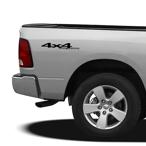 2 Dodge Ram 4x4 fuera de la carretera Power Wagon Camión Vinyl Decals Pegatinas
 1