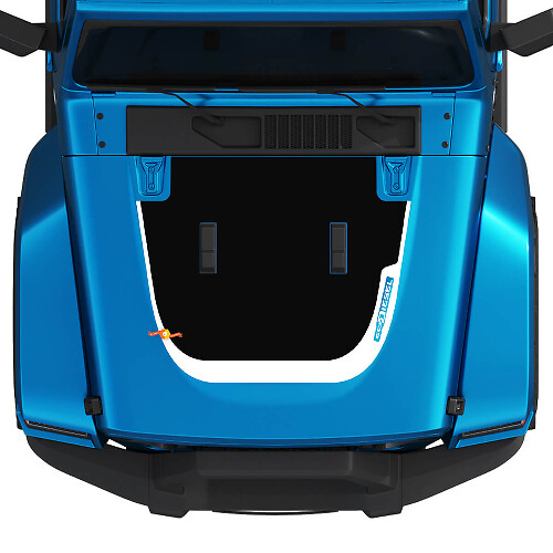 Pegatina de calcomanía de vinilo gráfica de Jeep Ecodiesel de Hood
