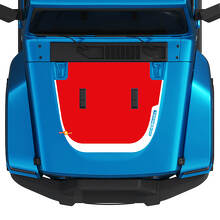 Pegatina de calcomanía de vinilo gráfica de Jeep Ecodiesel de Hood
 3