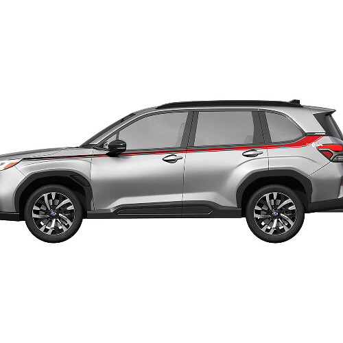 Puertas laterales panel de rocker rayas calcomanías de vinilo - pegatina gráfica universal freester Subaru Forester
