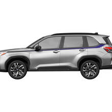 Puertas laterales panel de rocker rayas calcomanías de vinilo - pegatina gráfica universal freester Subaru Forester
 2