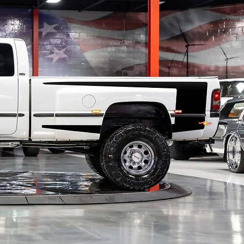 1994-2001 Dodge Ram Super Bee Inspirados en kits de rayas de un cuarto de panel
