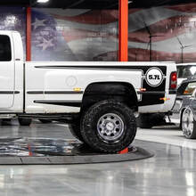 1994-2001 Dodge Ram Super Bee Inspirados en kits de rayas de un cuarto de panel
 5