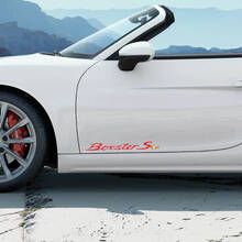 Combinar pegatinas de Porsche Boxster S Puertas de Porsche Palabra de calcomanía lateral
 3