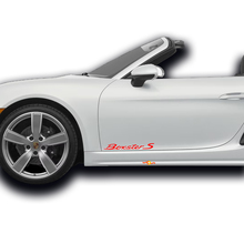 Combinar pegatinas de Porsche Boxster S Puertas de Porsche Palabra de calcomanía lateral
 6