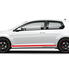 Kit de diseño de carreras de puertas para la puerta de las calcomanías de la calcomanía para Volkswagen Golf MK4 MK5 MK6 MK7 GTI R32 Bajo
 3