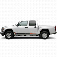 Franjas de vinilo para puertas y paneles laterales Racing Line para Chevrolet Colorado 1.ª generación 2004-2012_2