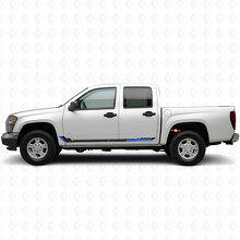 Franjas de vinilo para puertas y paneles laterales Racing Line para Chevrolet Colorado 1.ª generación 2004-2012_3