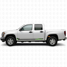 Franjas de vinilo para puertas y paneles laterales Racing Line para Chevrolet Colorado 1.ª generación 2004-2012_4