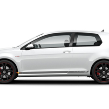 Kit de diseño de carreras de puerta lateral de calcomanías para Volkswagen Golf Clubsport S
 2