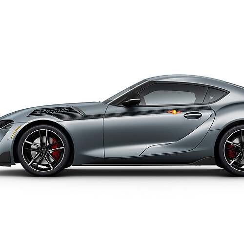 Toyota supra MKV A90 A91 Side Stripes Gráficos calcomanías
