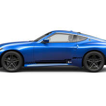 Kit de calcomanías de franjas a cuadros laterales 2 para Nissan Z Sport 2