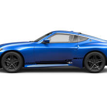 Kit de calcomanía a cuadros de rayas laterales para Nissan Z Sport
 2