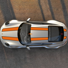 Porsche Carrera Hood Roof Racing Stripes Decalas de calcomanías gráficas
 2