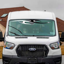 Pegatinas de Vinilo de Rayas para Parabrisas Tribal 3 para Musclecar Transit 3