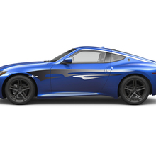 Kit de calcomanía a cuadros de rayas laterales para Nissan Z Sport
 3