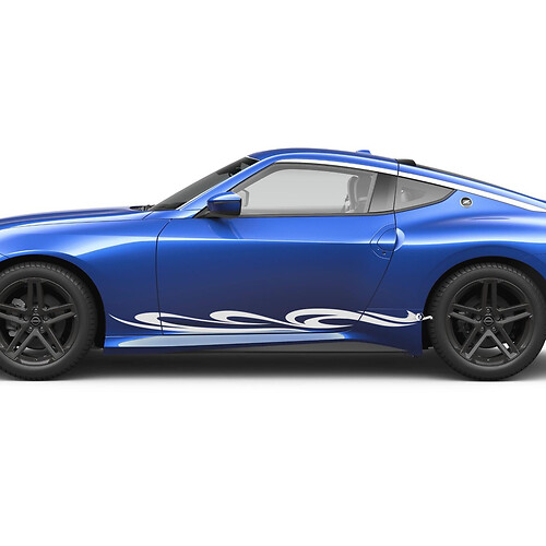Kit de calcomanías gráficas de puertas laterales para Nissan Z Sport
