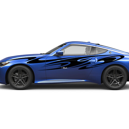 Kit de calcomanías de puertas gráficas abstractas para Nissan Z Sport
