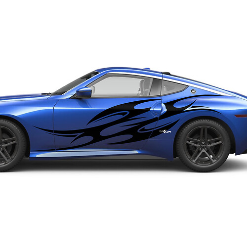 Kit de calcomanía de puertas de gráficos tribales de mosca lateral para Nissan Z Sport
