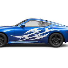 Kit de calcomanía de puertas de gráficos tribales de mosca lateral para Nissan Z Sport
 2