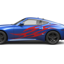 Kit de calcomanía de puertas de gráficos tribales de mosca lateral para Nissan Z Sport
 3