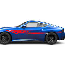 Kit de calcomanía de gráficos de carreras laterales para Nissan Z Sport
 3