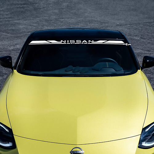 Pegatina de calcomanía del parabrisas para Nissan Z Sport
